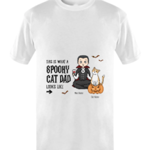 This is what a spooky cat dad looks like