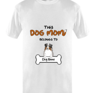 Personalized Dog Mom T-Shirt
