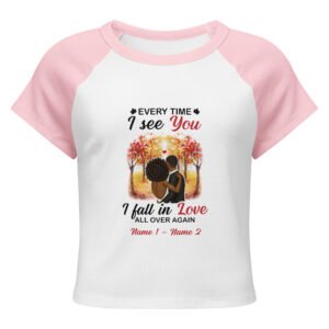 Women’s micro rib raglan baby tee